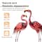 Glitzhome® Metal Standing Flamingo Garden Statue with Stakes Set